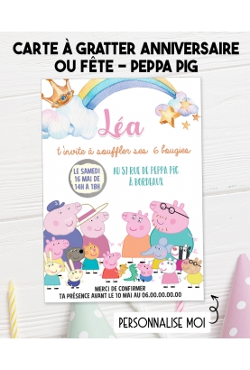 Sachets d'anniversaire Peppa Pig