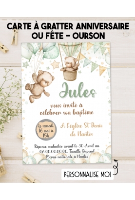 Kit cartes invitation anniversaire fille ou soirée pyjama en français thème  ATTRAPE REVE (6 cartons d