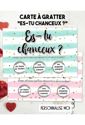 Saint-Valentin : une surprise pour les amis - des cartes chocolatées  personnalisées — Je suis une maman